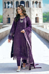 Aayra - D-05 Dark Purple Bahar e Nau Luxury Lawn Eid Unstitched