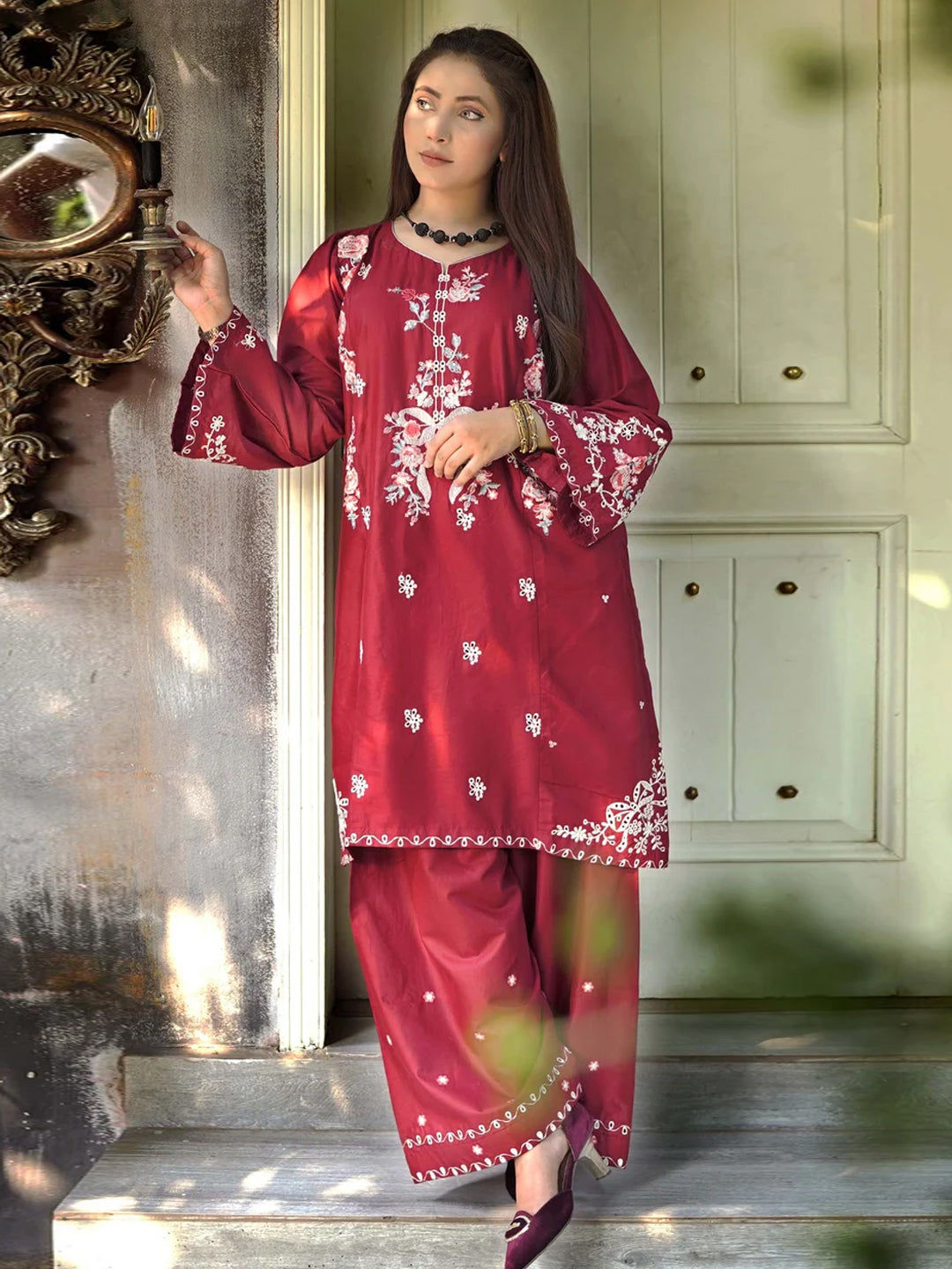 3 Piece Embroidered Lawn Suit