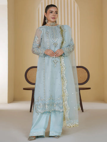 3 Piece - Embroided Formal Suit
