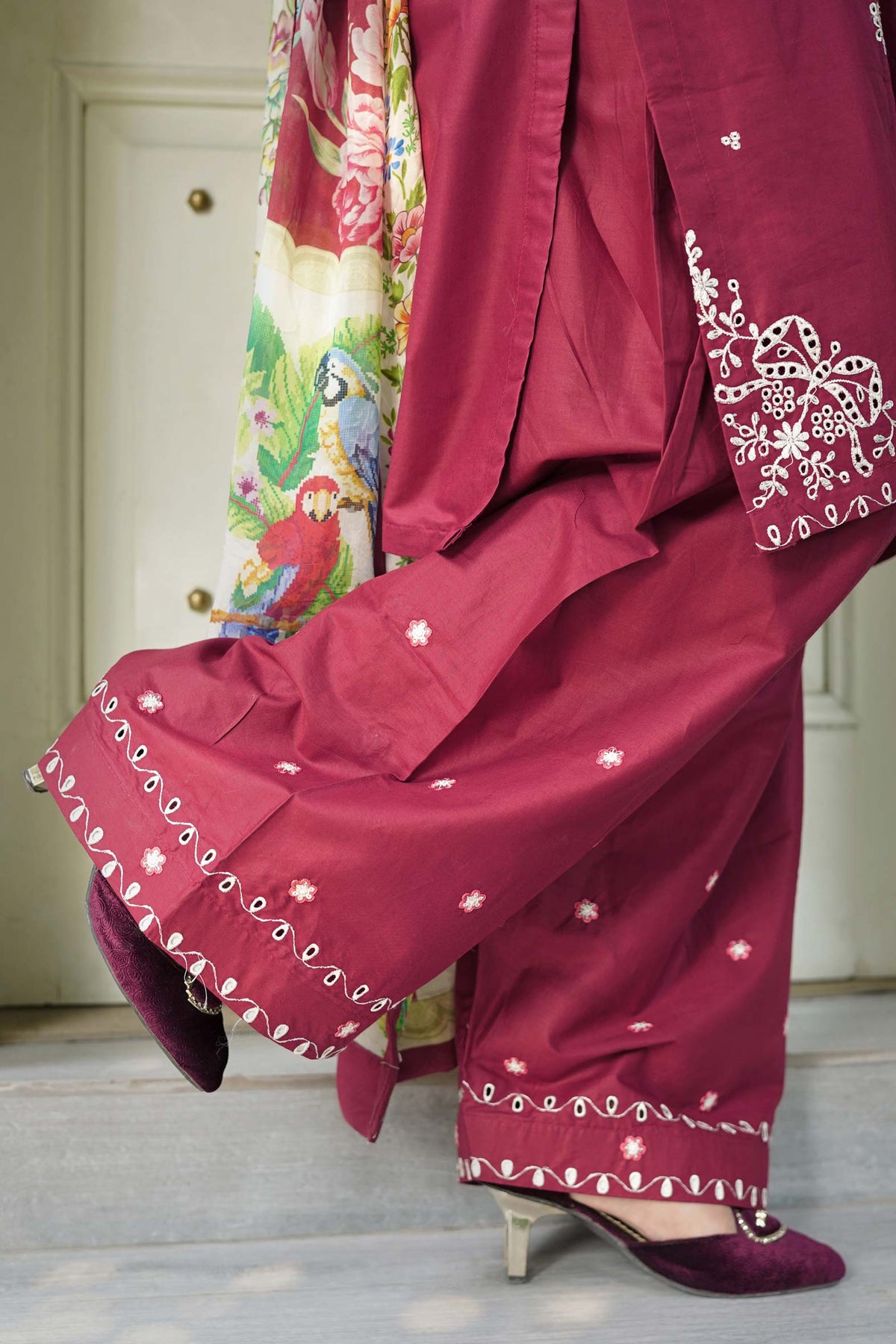 3 Piece Embroidered Lawn Suit
