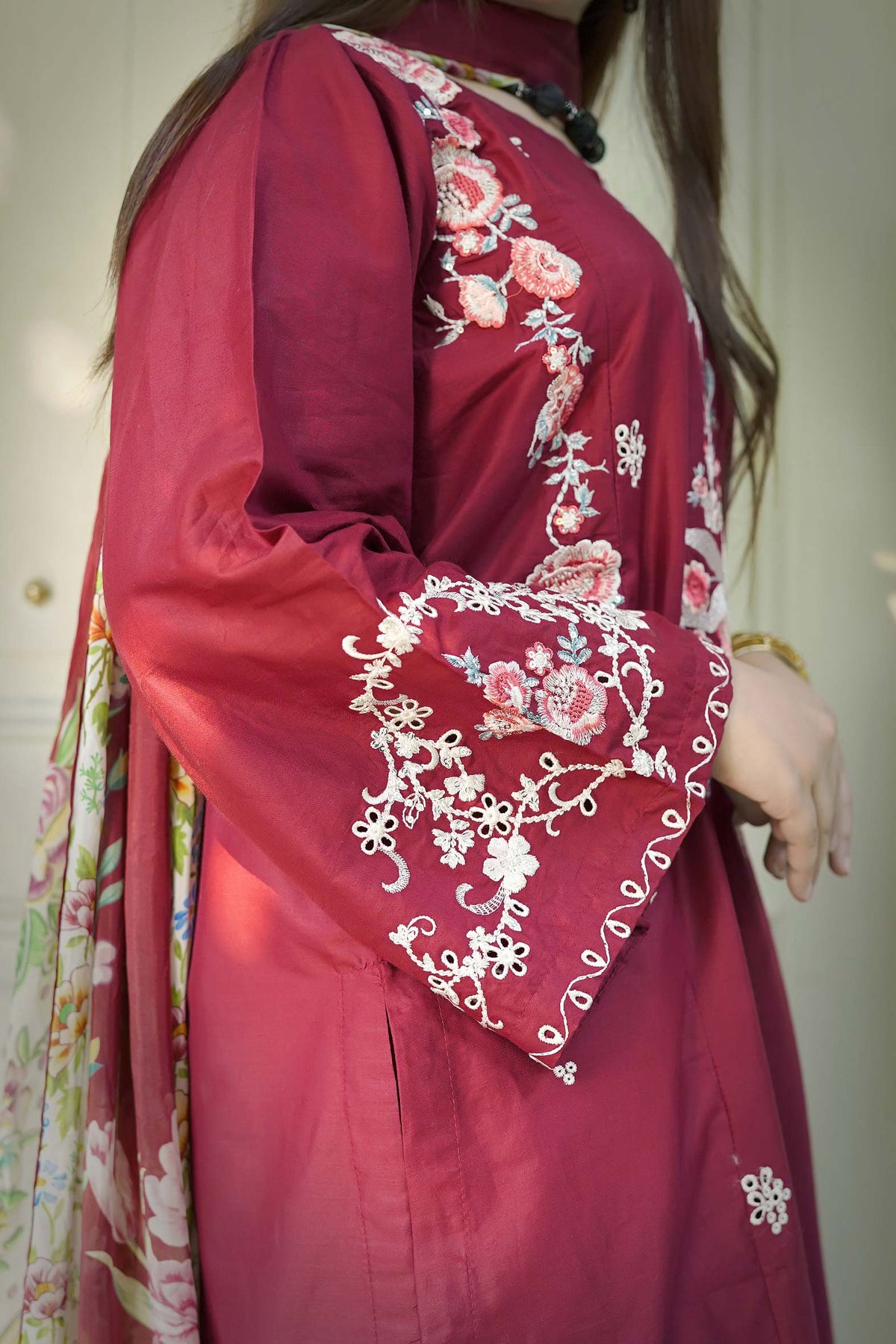 3 Piece Embroidered Lawn Suit