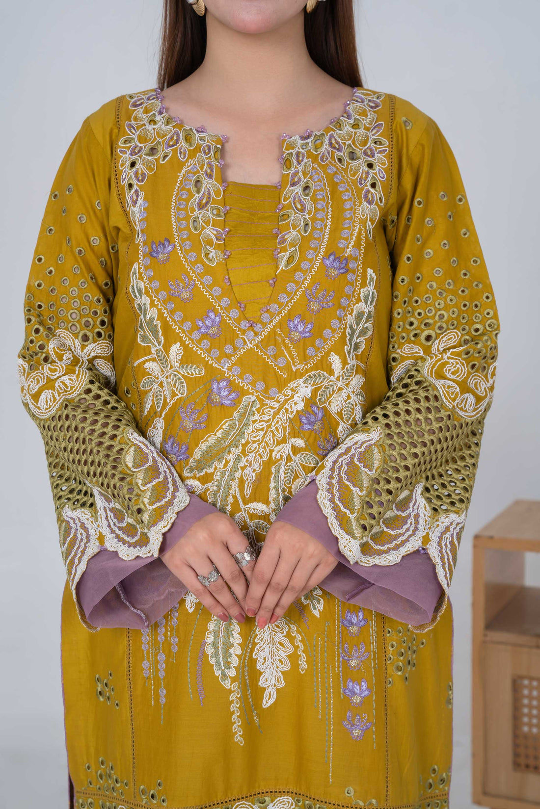 3 Piece - Embroided Lawn Suit