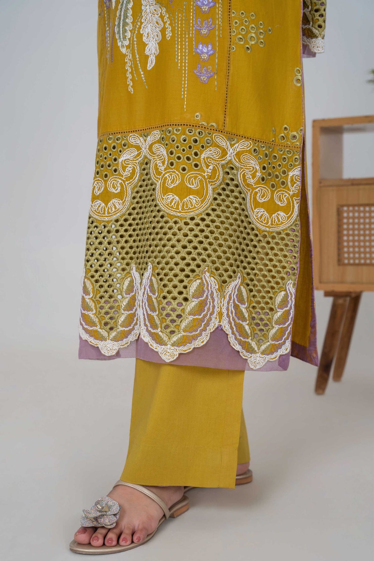 3 Piece - Embroided Lawn Suit