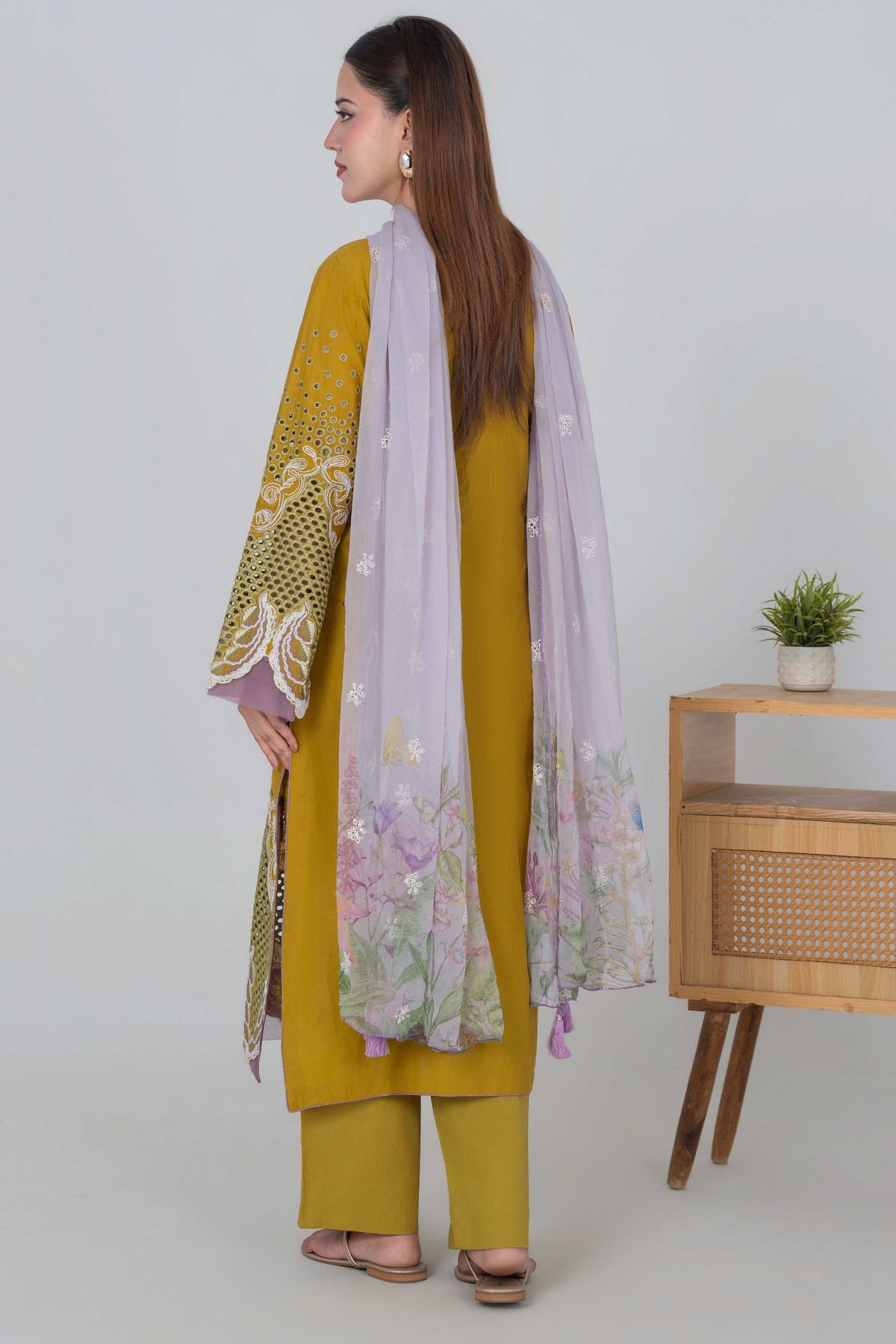 3 Piece - Embroided Lawn Suit