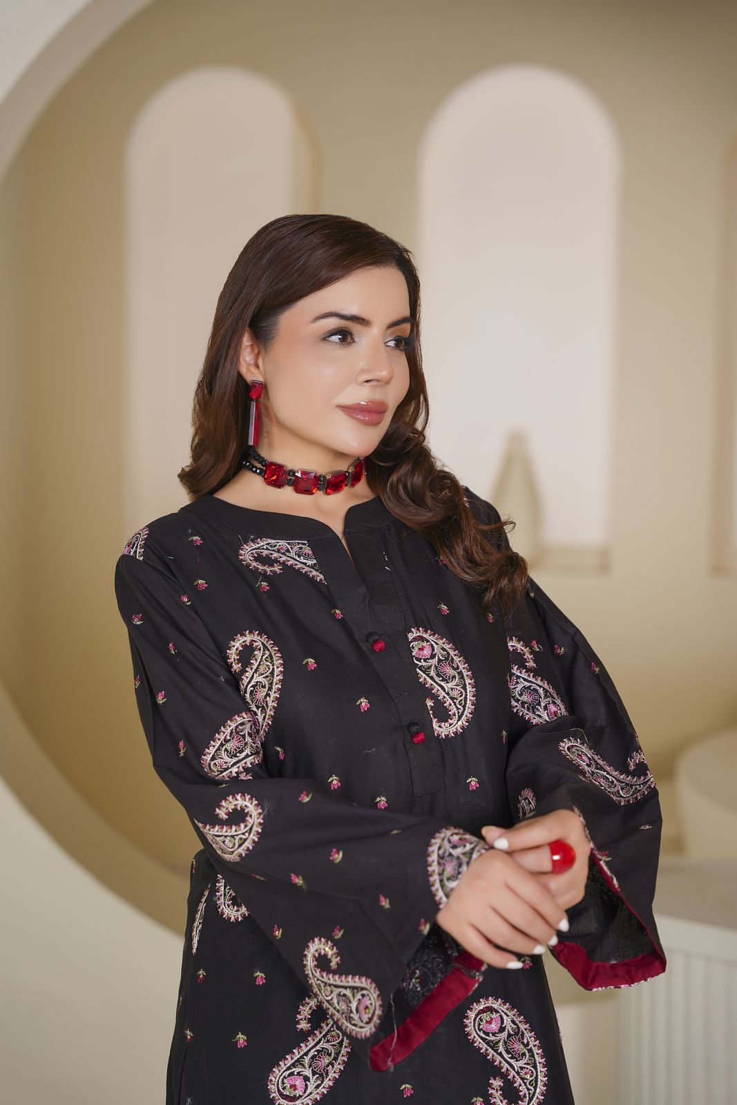 2 Piece - Embroided Lawn Suit