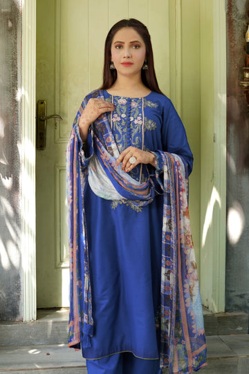 3 Piece - Embroided Lawn Suit