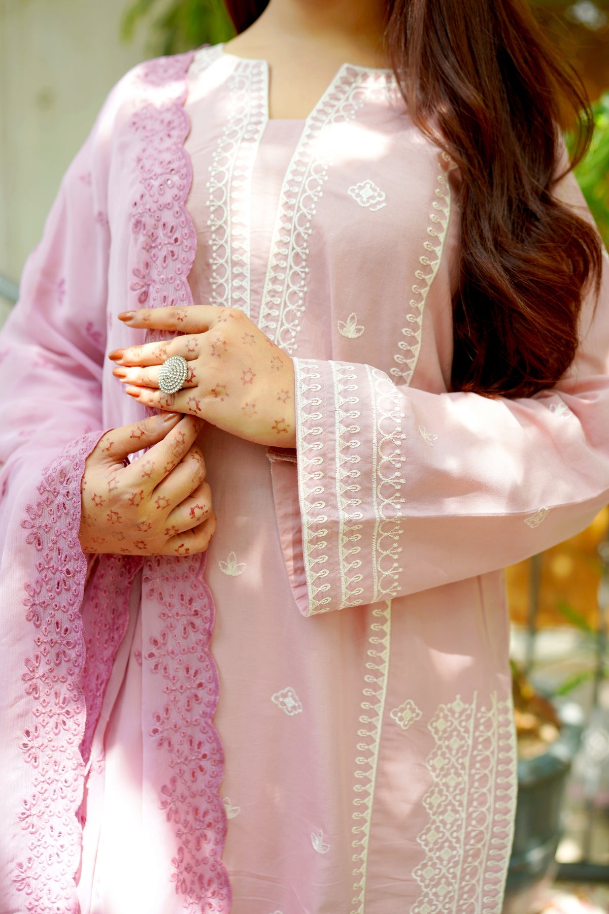 3 Piece - Embroided Lawn Suit