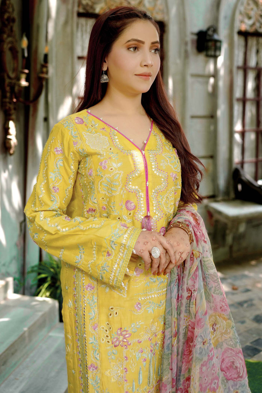 3 Piece - Embroided Lawn Suit