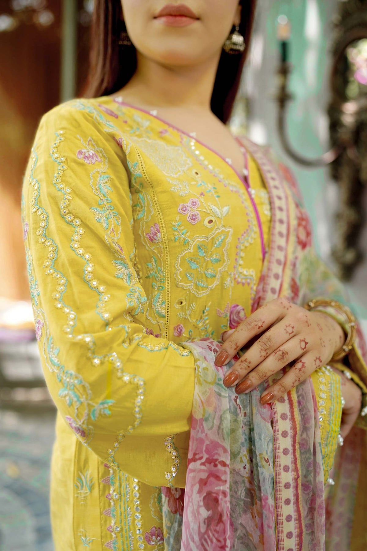 3 Piece - Embroided Lawn Suit