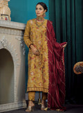 Mustard - Moksh by Aayra - Khaddar Unstitched Collection