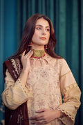 Rose Beige - Moksh by Aayra - Khaddar Unstitched Collection